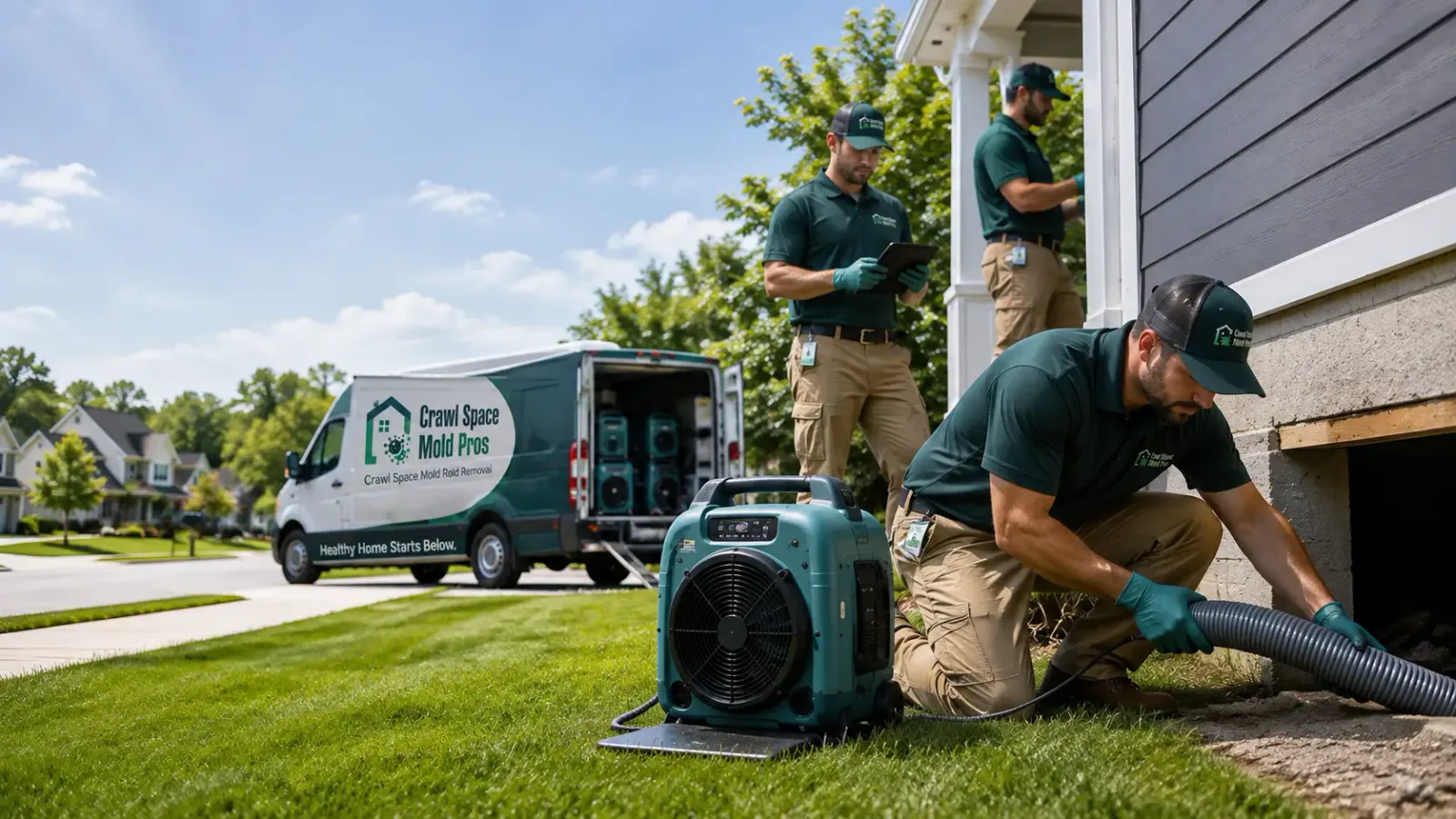 Crawl Space Mold Removal in Bessemer, MI